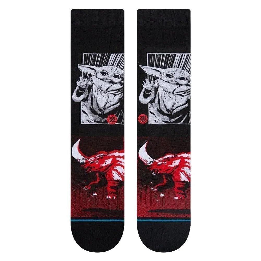 Stance Star Wars Grogu Baby Yoda Mudhorn Mando Socks Size Large L Manga Style